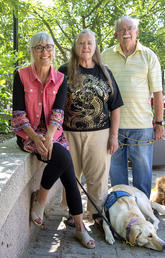 Dr. Eloise Carr, professor and team members Pamela Pyle and Robert Pyle