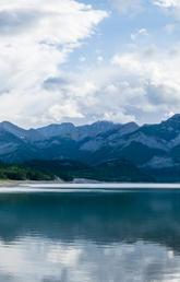 View of Barrier Lake