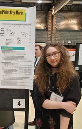 Quinn Goddard at the Students’ Union Undergraduate Research Symposium