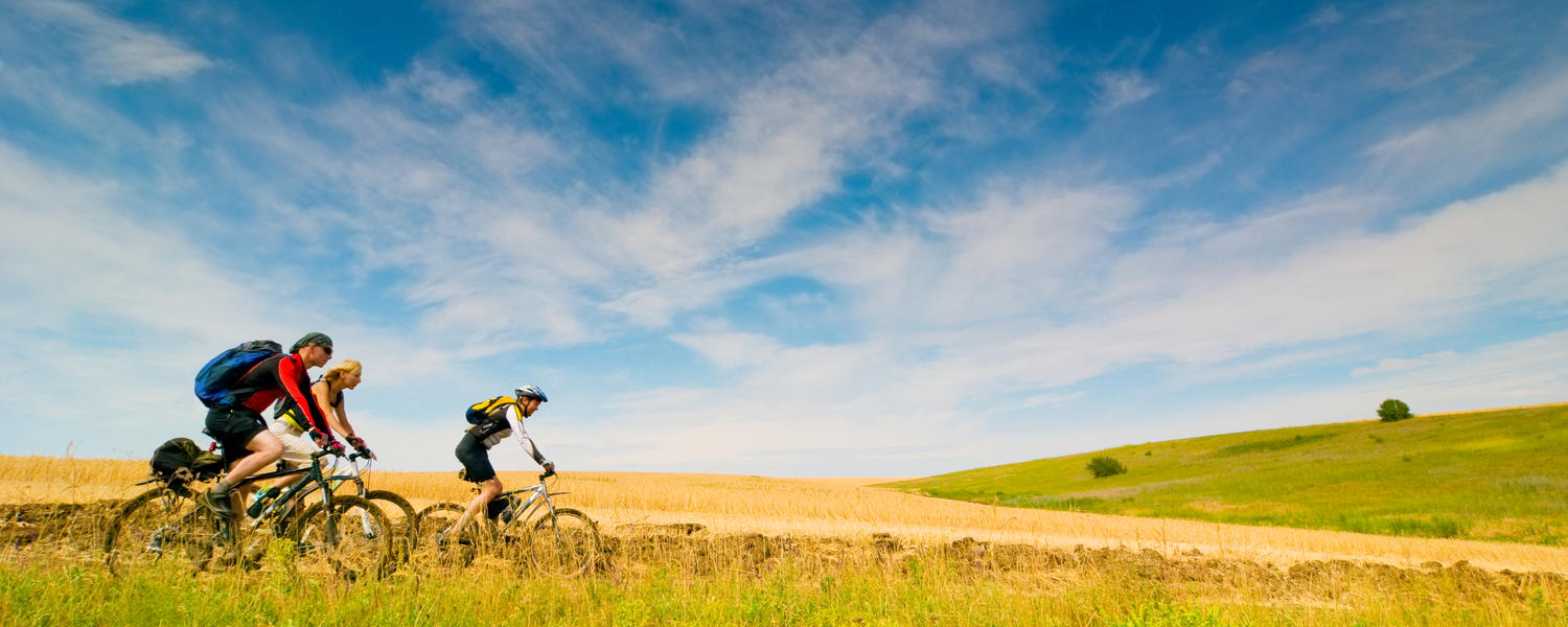biking