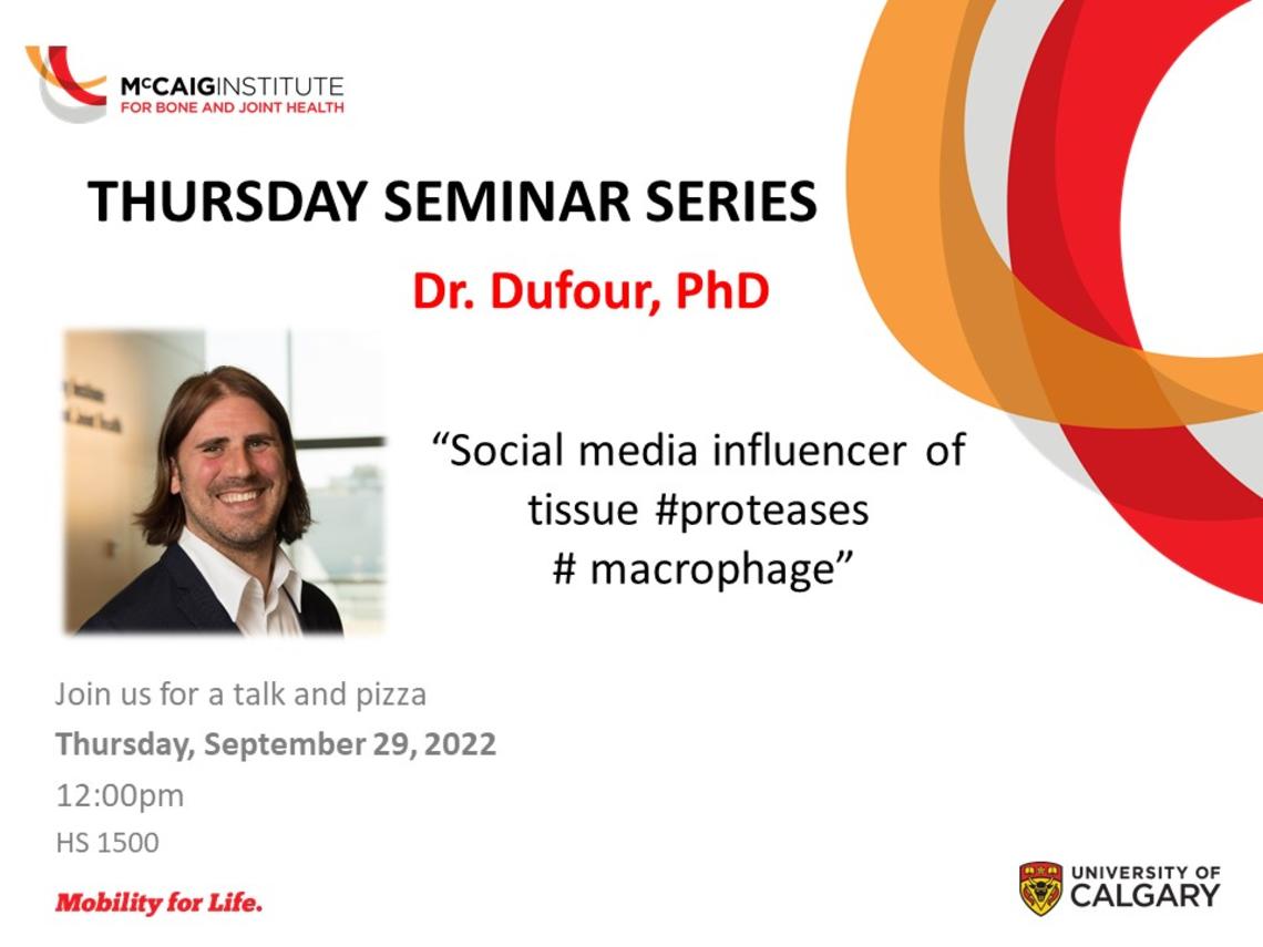 Dr. Dufour Seminar Series