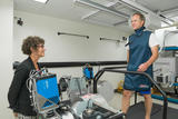 Janet Ronsky and research participant