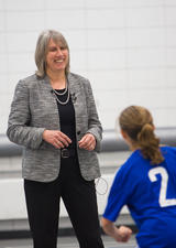 Carolyn Emery and soccer player