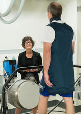 Janet Ronsky and research participant