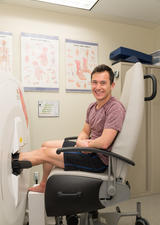 Patrick Chan participating in research