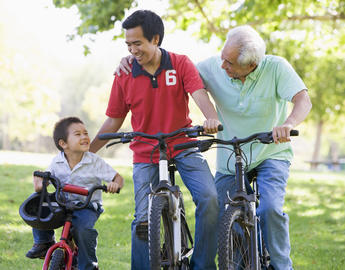 biking